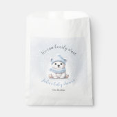 Wir können frühzeitig auf die Niedliche Bärenblaue Geschenktütchen (Vorderseite)