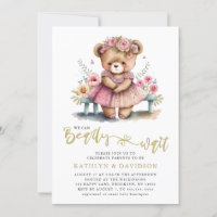 Wir können frühzeitig auf die Pink Floral Girl Bab