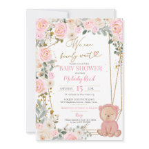 Wir können frühzeitig auf die Pink Teddy Bear Baby