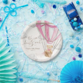 Wir können frühzeitig auf die Pink Teddy Bear Baby Pappteller (Party)