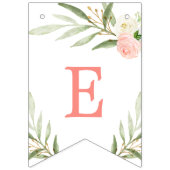 Wir können frühzeitig auf die rosa grüne Babydusch Wimpelkette (Zweite Fahne)