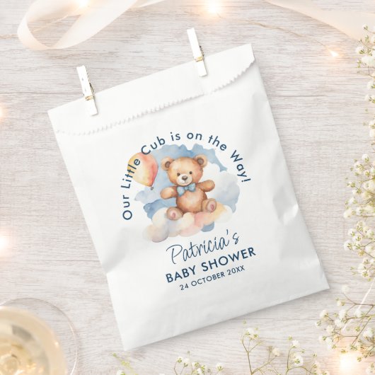 Wir können frühzeitig auf die Teddy Bear Babydusch Geschenktütchen (Ausgeschnitten)