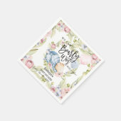 Wir können frühzeitig auf die Teddy Bear Babydusch Serviette (Ecke)