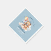 Wir können frühzeitig auf die Teddy Bear Babydusch Serviette (Ecke)