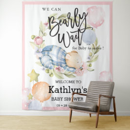 Wir können frühzeitig auf die Teddy Bear Babydusch Wandteppich