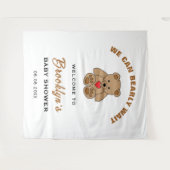 Wir können frühzeitig auf die Teddy Bear Babydusch Wandteppich (Vorderseite (Horizontal))