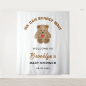 Wir können frühzeitig auf die Teddy Bear Babydusch Wandteppich (Vorderseite)