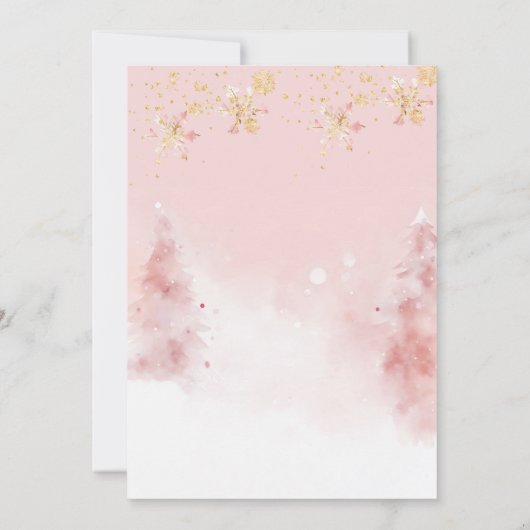 Wir können frühzeitig auf die Teddy Bear Girl Baby Einladung (Rückseite)