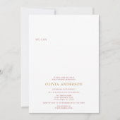 Wir können frühzeitig auf die Teddy Bear Girl Baby Einladung (Vorderseite)