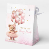 Wir können frühzeitig auf die Teddy Bear Girl Baby Geschenkschachtel (Rückseite)