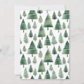 Wir können frühzeitig auf die Teddy Bear Winter Ba Einladung (Rückseite)