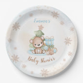 Wir können frühzeitig auf die Weihnachtsjunge-Dusc Pappteller (Vorderseite)