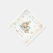 Wir können frühzeitig auf die Weihnachtsjunge-Dusc Serviette (Ecke)