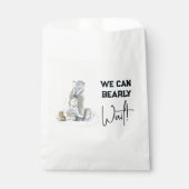 Wir können frühzeitig auf die Winter-Babydusche de Geschenktütchen (Vorderseite)