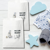 Wir können frühzeitig auf die Winter-Babydusche de Geschenktütchen