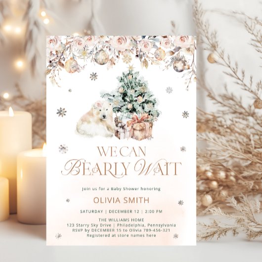 Wir können frühzeitig auf die Winterpolarbärendusc Einladung