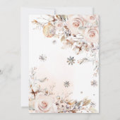 Wir können frühzeitig auf die Winterpolarbärendusc Einladung (Rückseite)