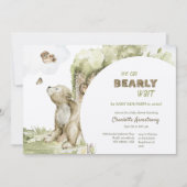 Wir können frühzeitig auf die Woodland Babydusche Einladung (Vorderseite)