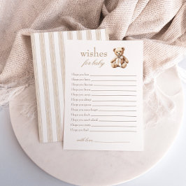 Wir können frühzeitig auf die Wünsche für das Baby