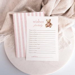 Wir können frühzeitig auf die Wünsche für das Baby