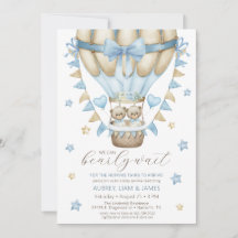 Wir können frühzeitig auf die Zwillingsjunge warte