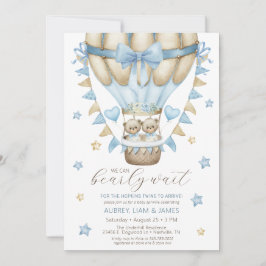 Wir können frühzeitig auf die Zwillingsjunge warte Einladung