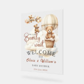 Wir können frühzeitig auf ein neutrales Boho-Gesch Acrylschild (Winkel)