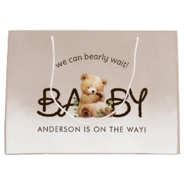 Wir können frühzeitig auf eine Aquarellendusche wa Große Geschenktüte