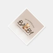 Wir können frühzeitig auf eine Aquarellendusche wa Serviette (Ecke)