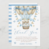 Wir können frühzeitig auf eine Babydusche mit zwei Dankeskarte (Vorne/Hinten)