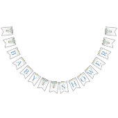 Wir können frühzeitig auf eine Babydusche mit zwei Wimpelkette (Alle)