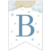 Wir können frühzeitig auf eine Babydusche mit zwei Wimpelkette (Dritte Fahne)