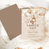 Wir können frühzeitig auf eine Babydusche warten Einladung