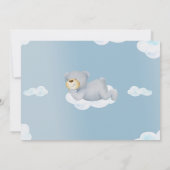 Wir können frühzeitig auf eine Babydusche warten Einladung (Rückseite)