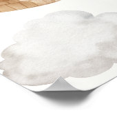 Wir können frühzeitig auf eine Babydusche warten Poster (Ecke)