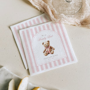 Wir können frühzeitig auf eine elegante Babydusche Serviette
