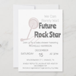 Wir können frühzeitig auf eine neutrale Baby-Dusch Einladung