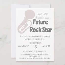 Wir können frühzeitig auf eine neutrale Baby-Dusch Einladung