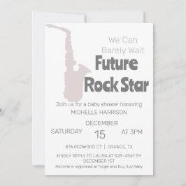 Wir können frühzeitig auf eine neutrale Baby-Dusch Einladung