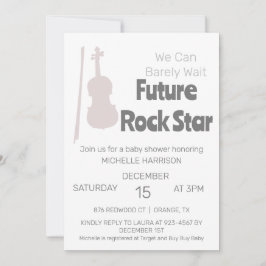 Wir können frühzeitig auf eine neutrale Baby-Dusch Einladung