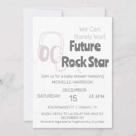 Wir können frühzeitig auf eine neutrale Baby-Dusch Einladung