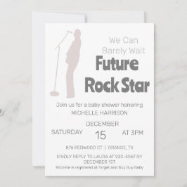 Wir können frühzeitig auf eine neutrale Baby-Dusch Einladung