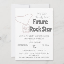 Wir können frühzeitig auf eine neutrale Baby-Dusch Einladung