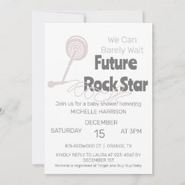 Wir können frühzeitig auf eine neutrale Baby-Dusch Einladung