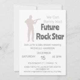 Wir können frühzeitig auf eine neutrale Baby-Dusch Einladung