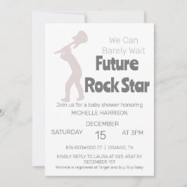 Wir können frühzeitig auf eine neutrale Baby-Dusch Einladung