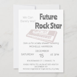 Wir können frühzeitig auf eine neutrale Baby-Dusch Einladung