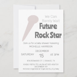 Wir können frühzeitig auf eine neutrale Baby-Dusch Einladung