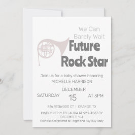 Wir können frühzeitig auf eine neutrale Babydusche Einladung