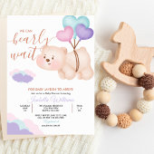 Wir können frühzeitig auf eine neutrale Babydusche Einladung